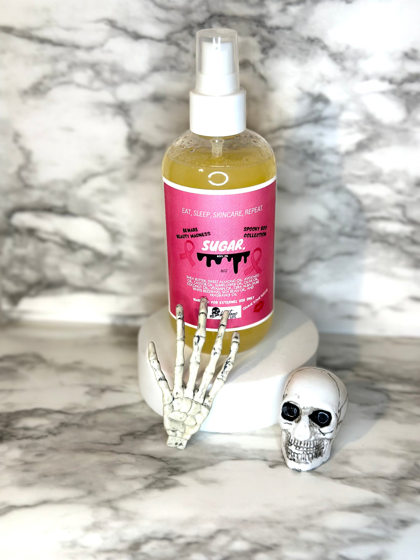 Sugar Body Oil "In Honor of Breast Cancer Month"